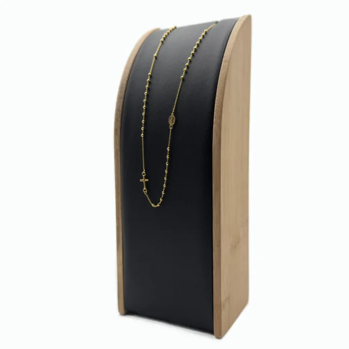 Collier chapelet en or 9 carats – 45 cm – Finesse et éclat