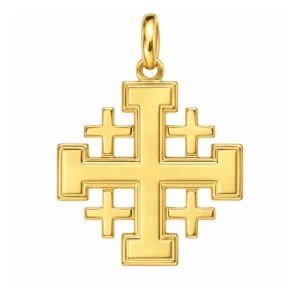Croix de Jerusalem Or