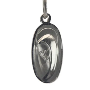 Médaille Ovale argent vierge marie