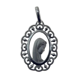 Médaille Vierge Marie ajourée en Argent