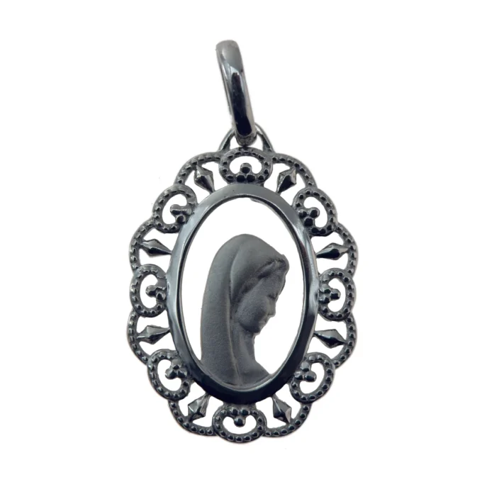 Médaille Vierge Marie ajourée en Argent