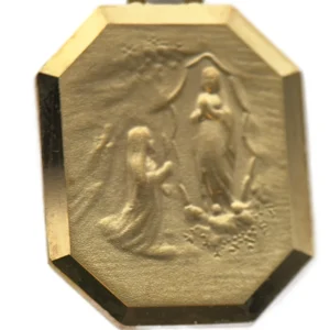 Médaille Apparition octogonale Plaqué Or