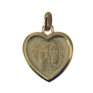 Médaille Plaqué Or Coeur l'apparition