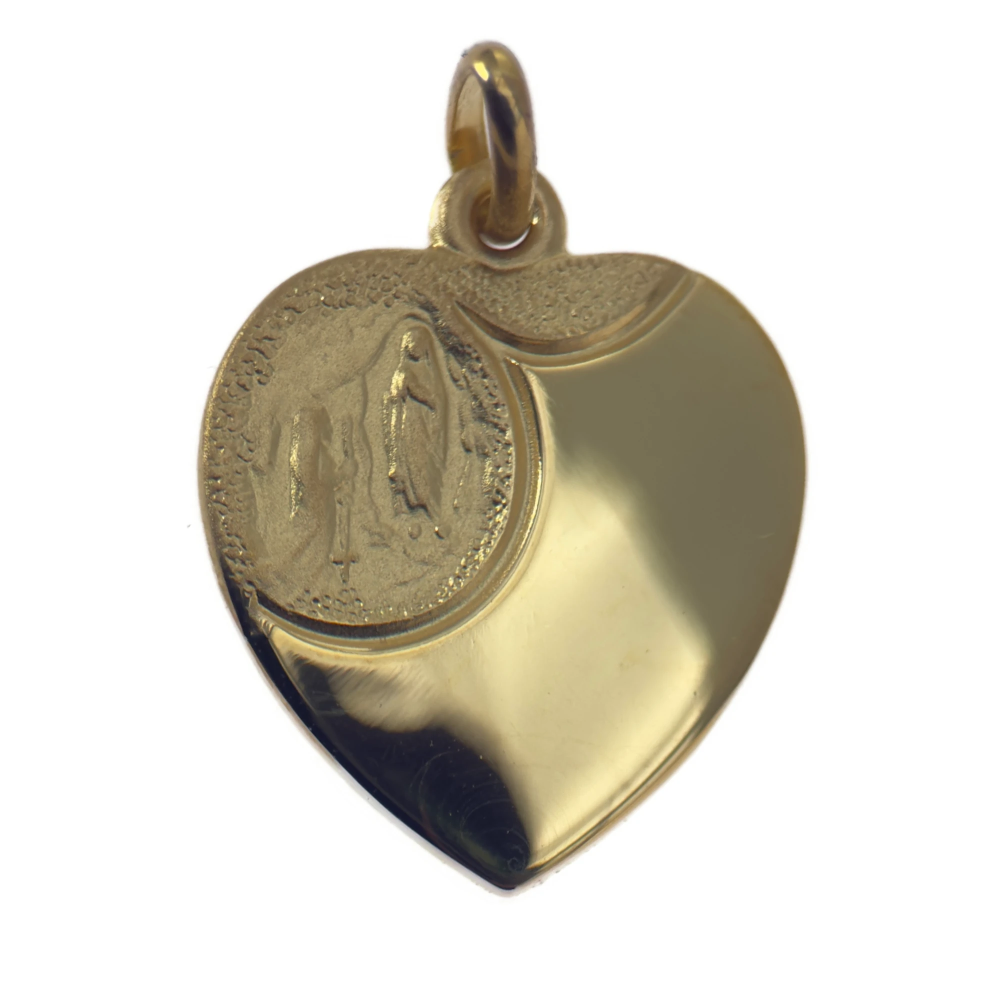 Médaille Plaqué Or Coeur l'apparition