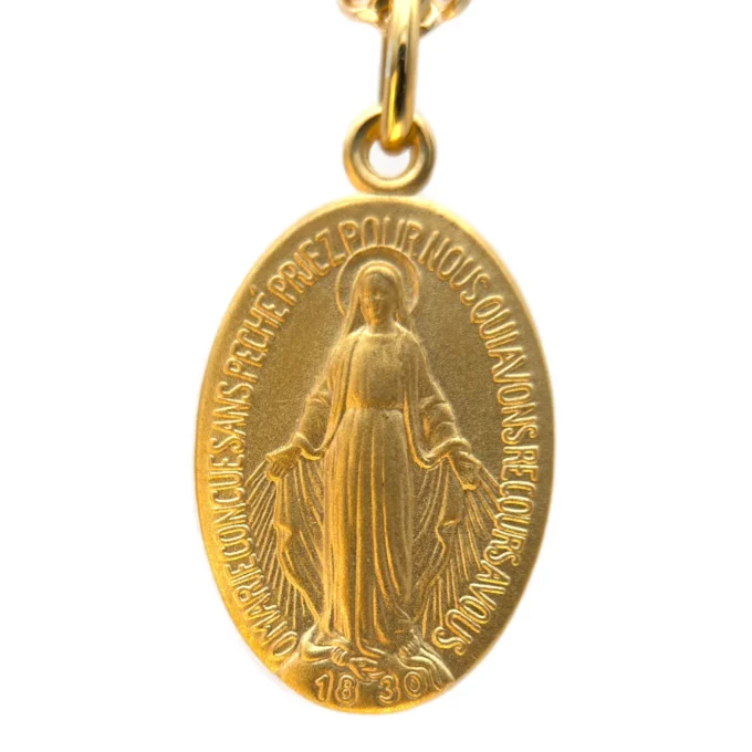 Médaille Miraculeuse Plaqué or
