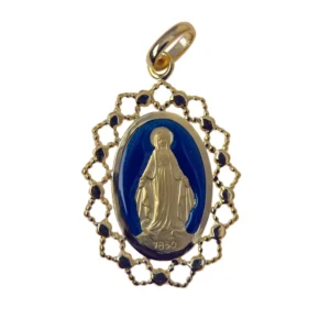 Médaille la vierge miraculeuse en Or ou plaqué or