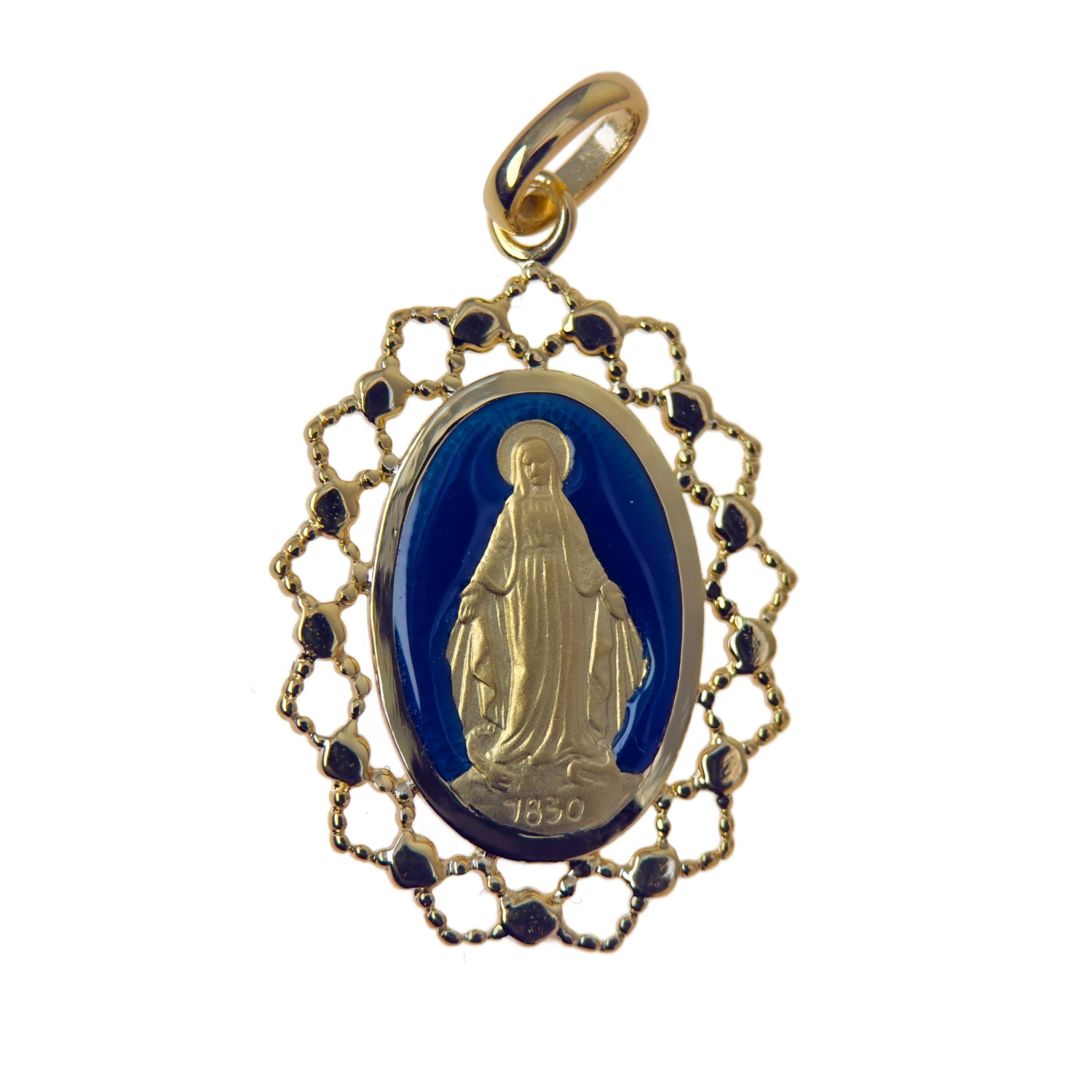 Médaille la vierge miraculeuse en Or ou plaqué or