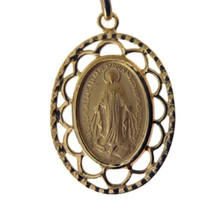 Médaille la vierge miraculeuse en Or ou plaqué or
