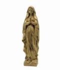Statue Notre Dame de Lourdes Finition bronze -