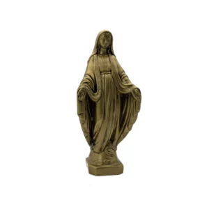 Statue Vierge Miraculeuse 21 cm – Finition bronze