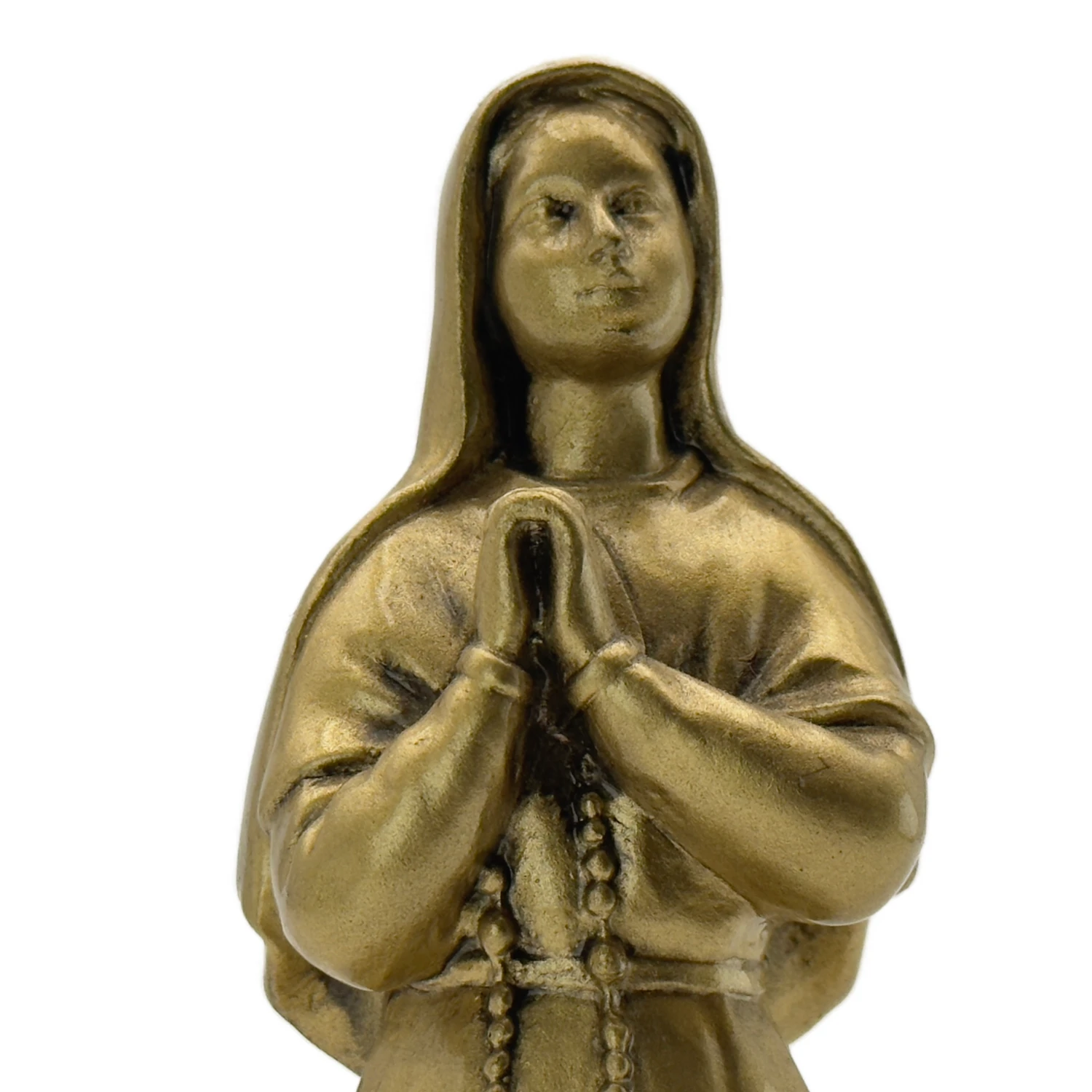 Statue Sainte Bernadette à Lourdes - Finition bronze