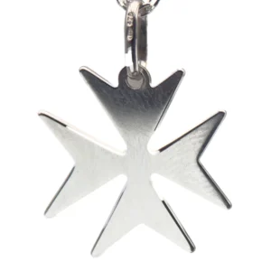 Croix de malte en argent