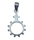 Pendentif Dizainier en Argent – Chapelet de poche discret