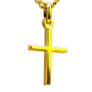 Médaille Croix en Plaqué Or