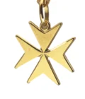 Croix de malte en or