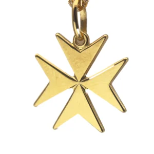 Croix de malte en or
