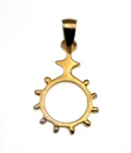 Pendentif Dizainier en plaqué or