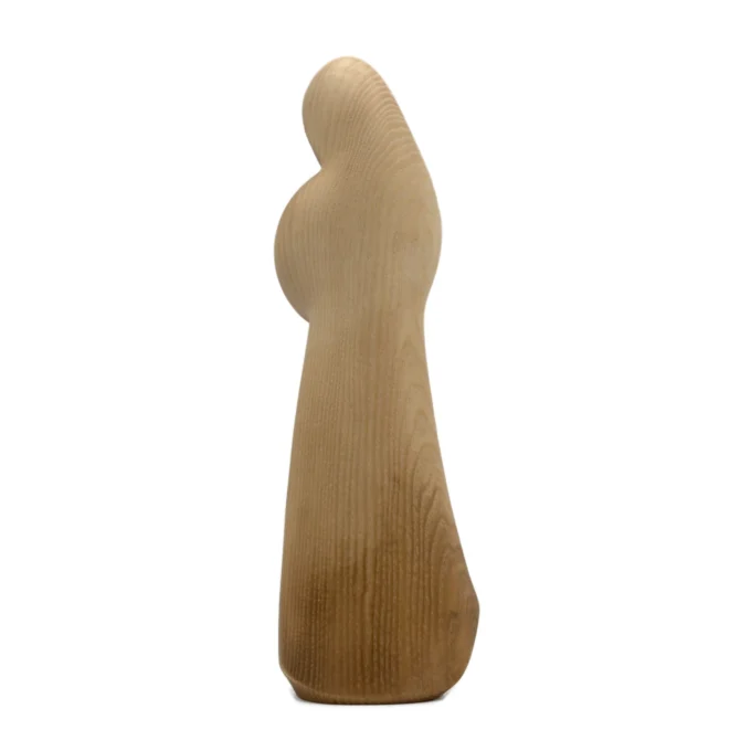 Statue Bois brûlé Val Gardena la Vierge à l'enfant