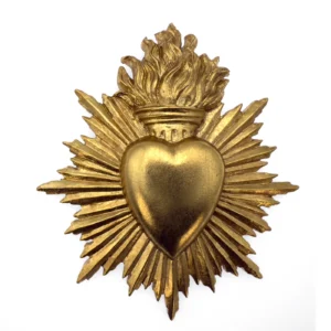 ex-voto coeur doré