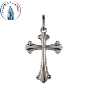 Croix Argent 925 Ornée – 25x15 mm