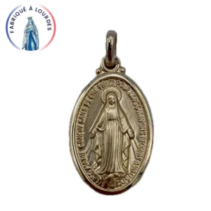 Médaille Miraculeuse Plaqué or – 23 mm - Fabrication Lourdes