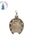 Médaille Saint Christophe en or – 15 mm – Symbole du Voyageur Protégé – Fabriquée à Lourdes