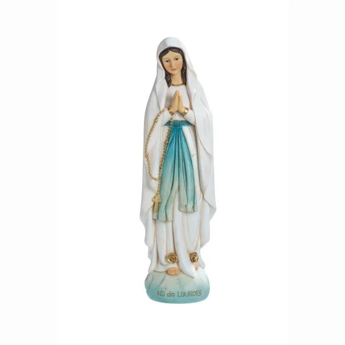 Statue Notre-Dame de Lourdes Couleur– Résine – Disponible de 8 à 60 cm