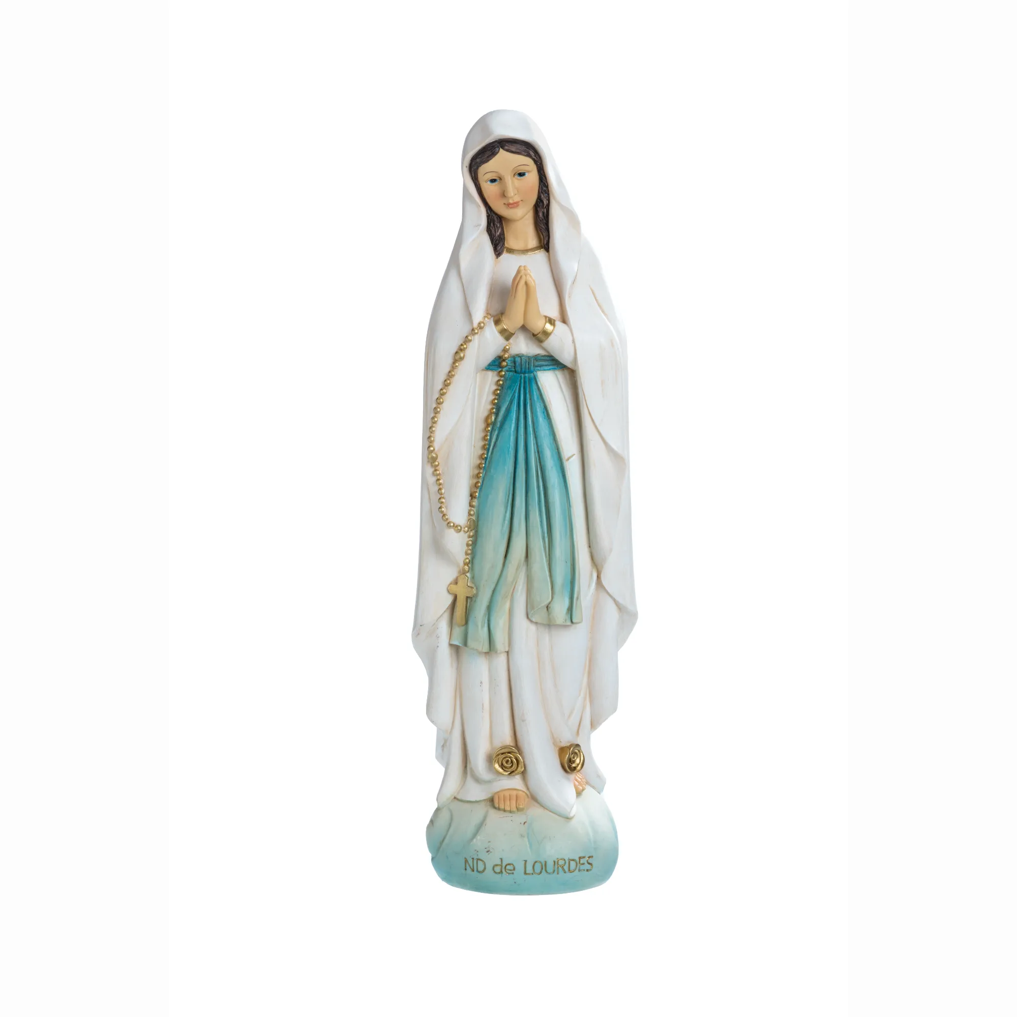Statue Notre-Dame de Lourdes Couleur– Résine – Disponible de 8 à 60 cm