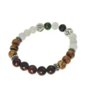Bracelet de saint Antoine de Padoue – perles naturelles et bois d’olivier