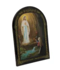 Cadre laqué l'apparition de Lourdes
