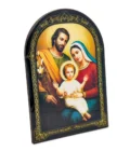 cadre en bois laqué - La Sainte Famille, modèle d’amour et d’unité