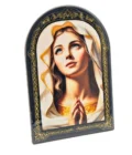Cadre laqué vierge marie en prière