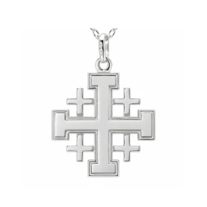 Croix de Jerusalem Argent