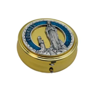 Custode dorée avec l'apparition de Lourdes