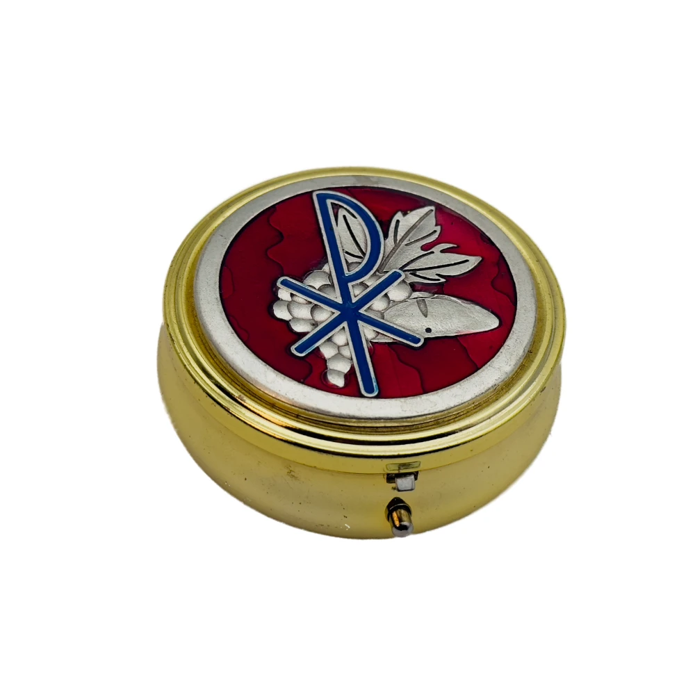 Custode dorée avec chrisme