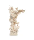 Statue Bois naturel Saint Michel Archange