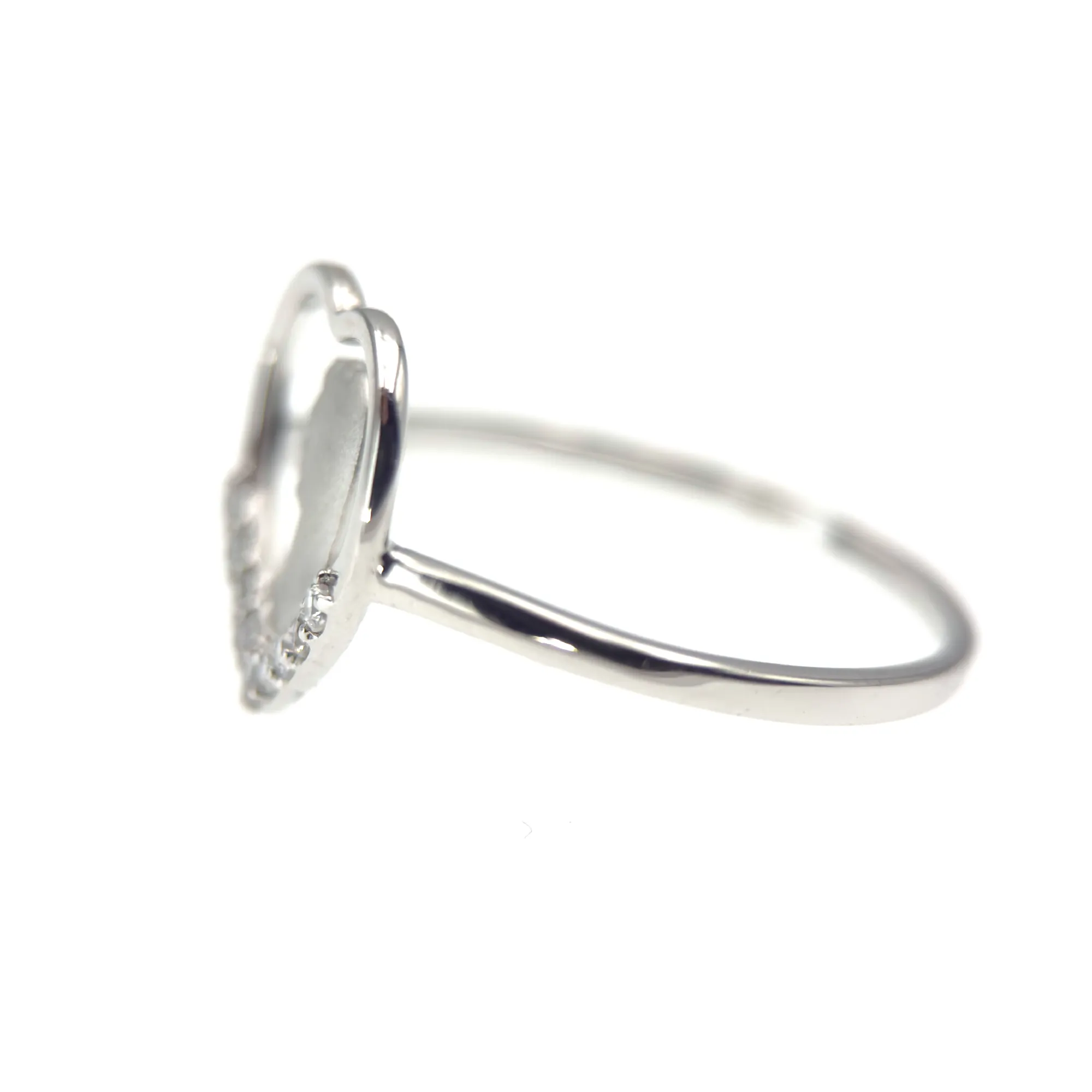 Bague Cœur Vierge Marie en Argent – Délicatesse & Protection