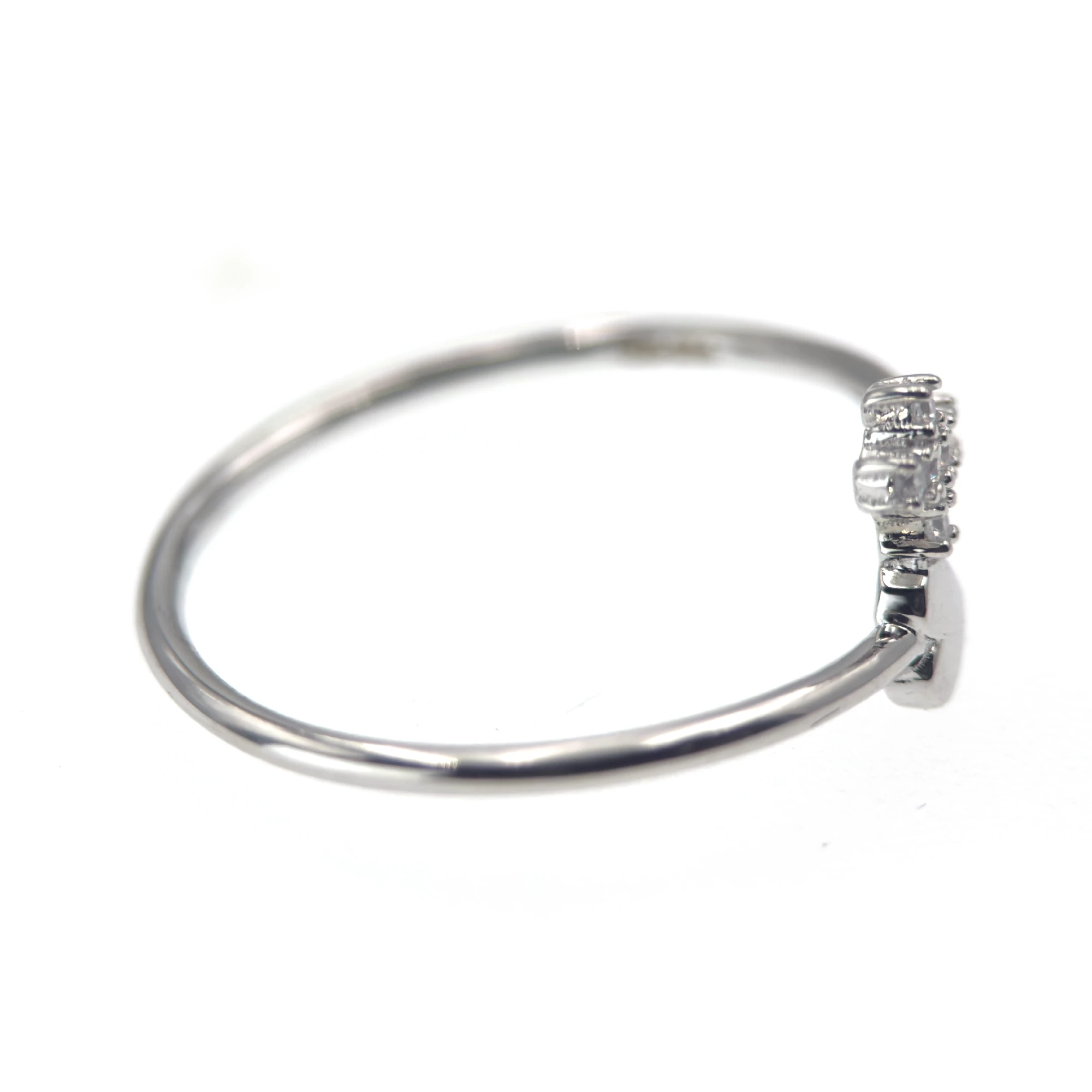 Bague en Argent Croix & Cœur – Foi, Amour & Lumière