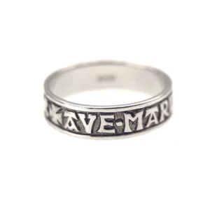 Bague AVE MARIA – LOURDES en argent