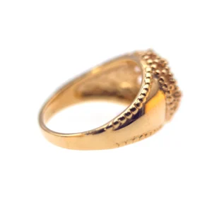 Bague Médaille Vierge Marie – Plaqué Or 18 Carats