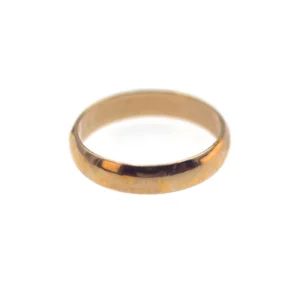 Alliance Classique en Plaqué Or 18 carats – Anneau sobre et élégant