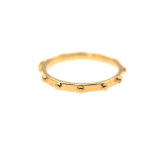 Bague Dizainier Plaqué Or 18 Carats – Minimaliste & Inspirante