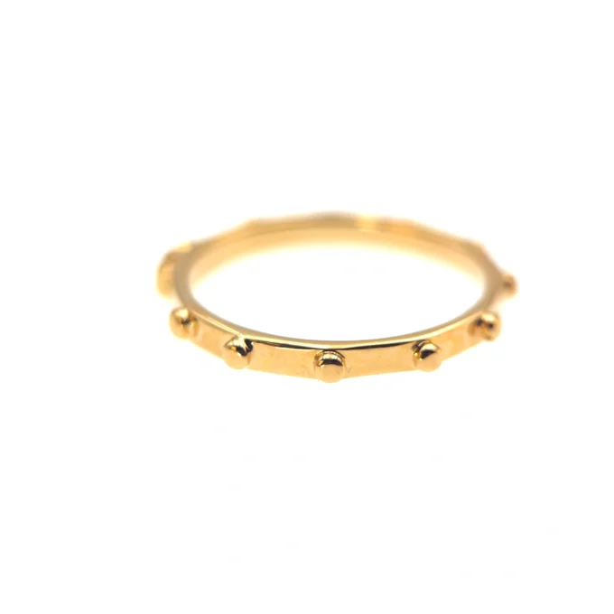 Bague Dizainier Plaqué Or 18 Carats – Minimaliste & Inspirante