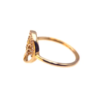 Bague Arbre de vie en plaqué or