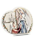 Cadre en bois Apparition de Lourdes – Made in Italy