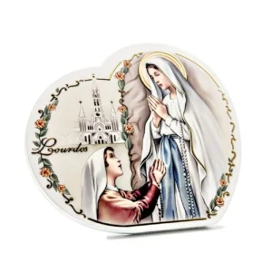 Cadre en bois Apparition de Lourdes – Made in Italy
