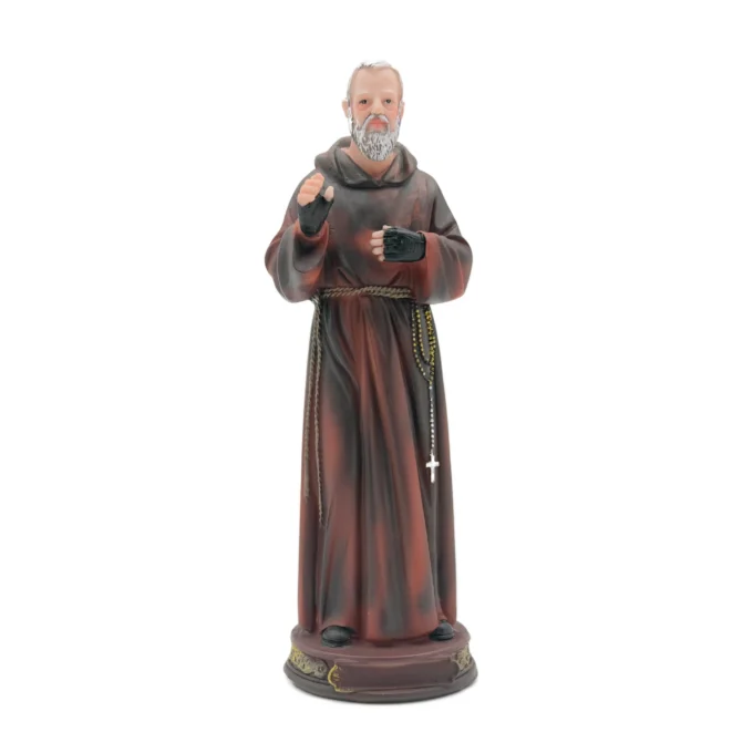 Statue de Padre Pio en résine