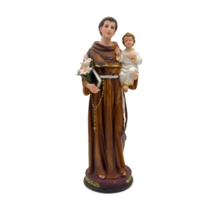 Statue de Saint Antoine de Padoue avec l’Enfant Jésus