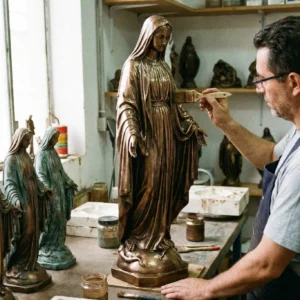 Statues finition bronze