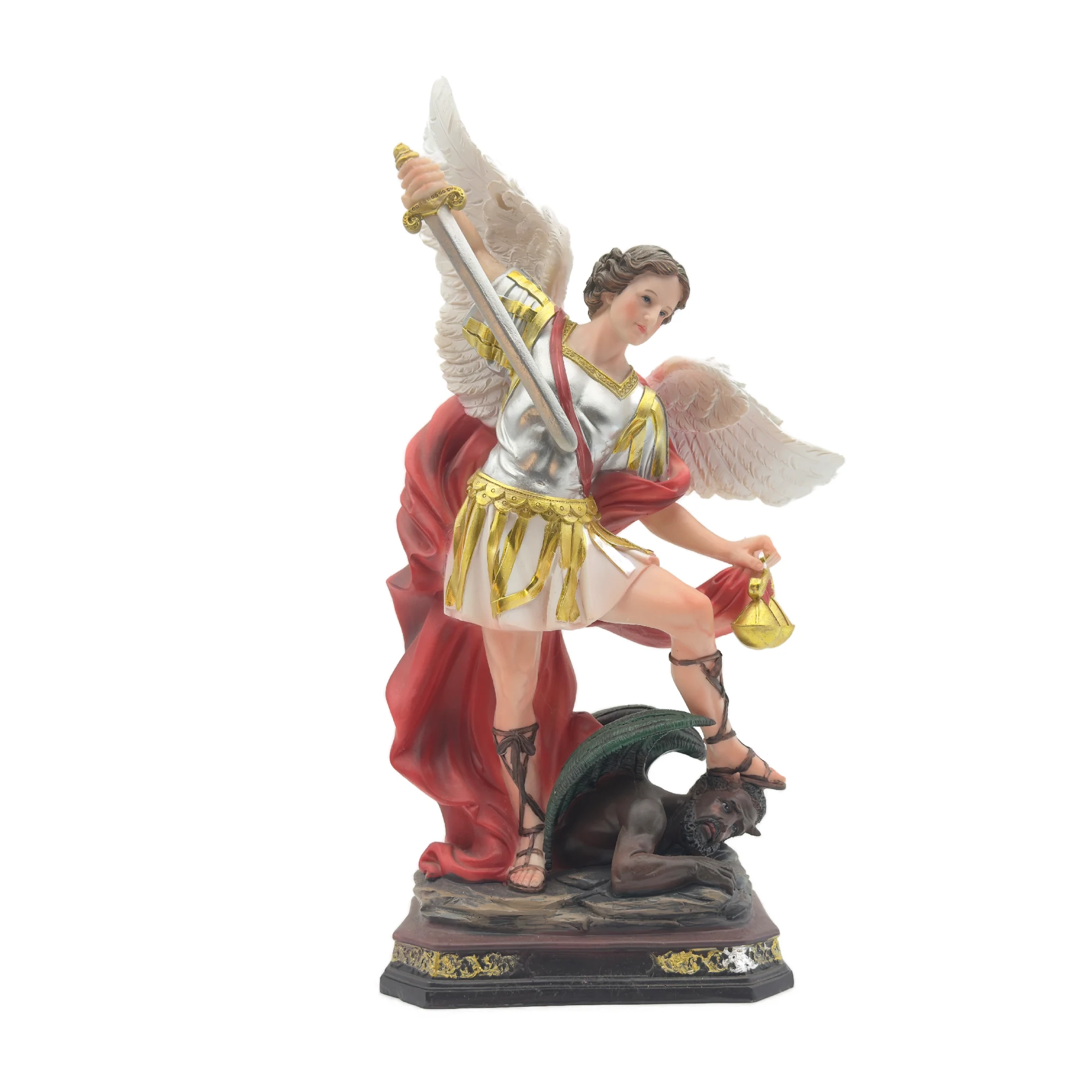 Statue de Saint Michel en résine